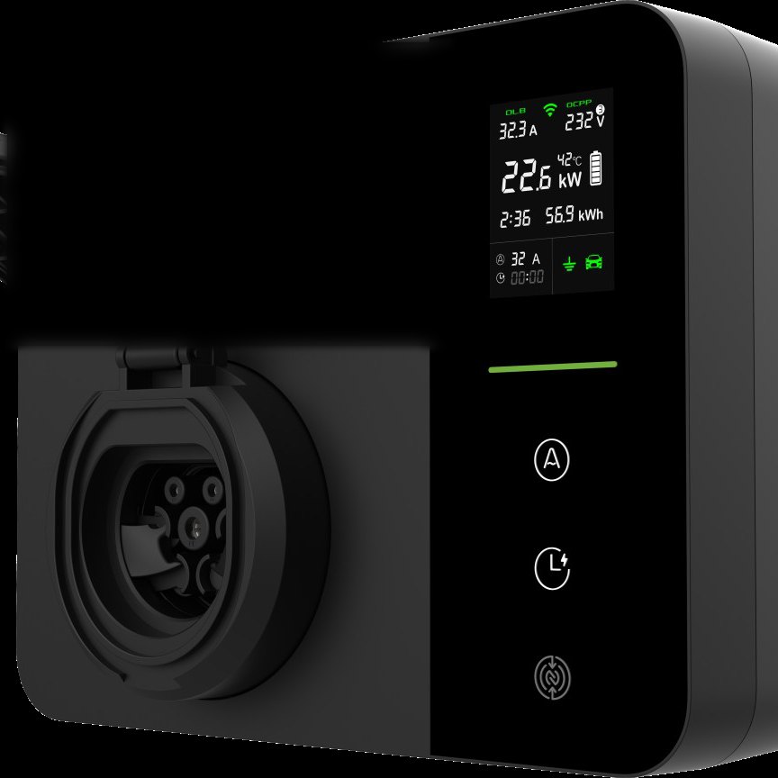 11 kW Mode 3 Alert-Pop Wall Box - with Power Socket (M3A2-11P)